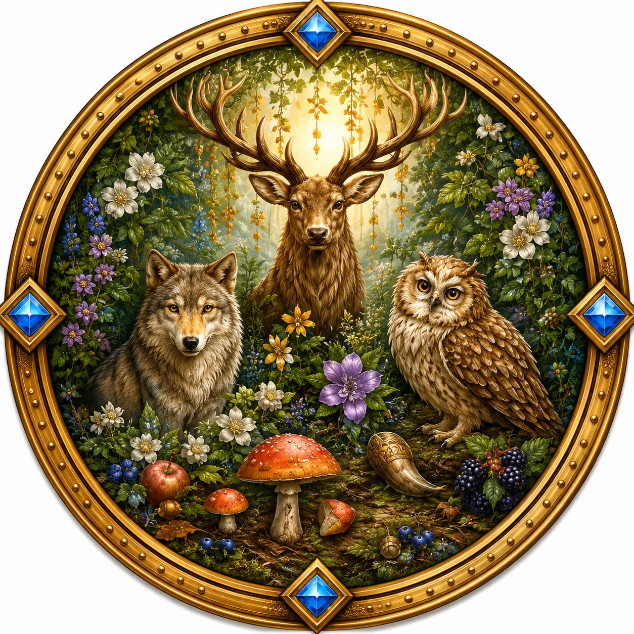 Flora and Fauna classification plate
